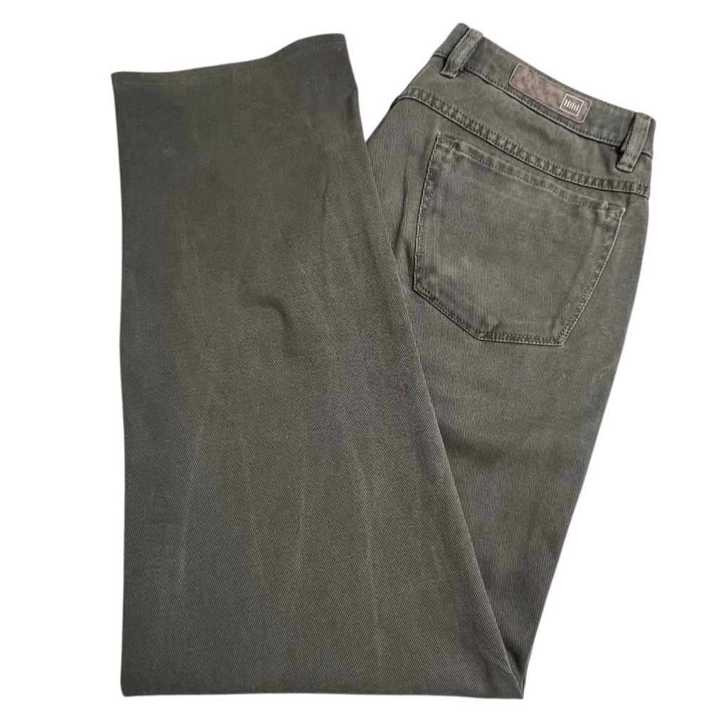 Hiltl Mens 38X32 Brown‎ Corduroy Straight Leg Pants Stretch Mid Rise 5 Pocket
